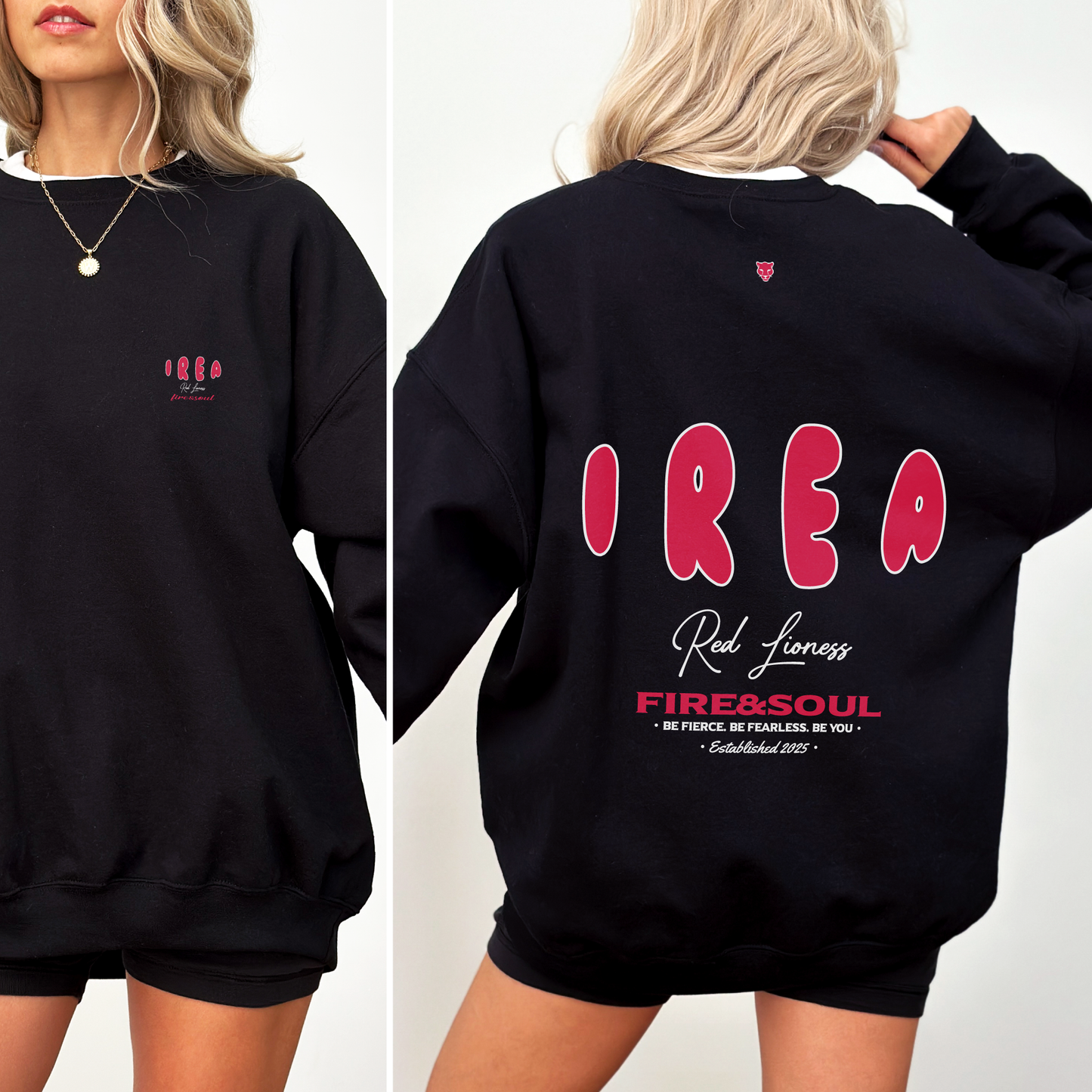 The Red Lioness Crewneck Sweatshirt