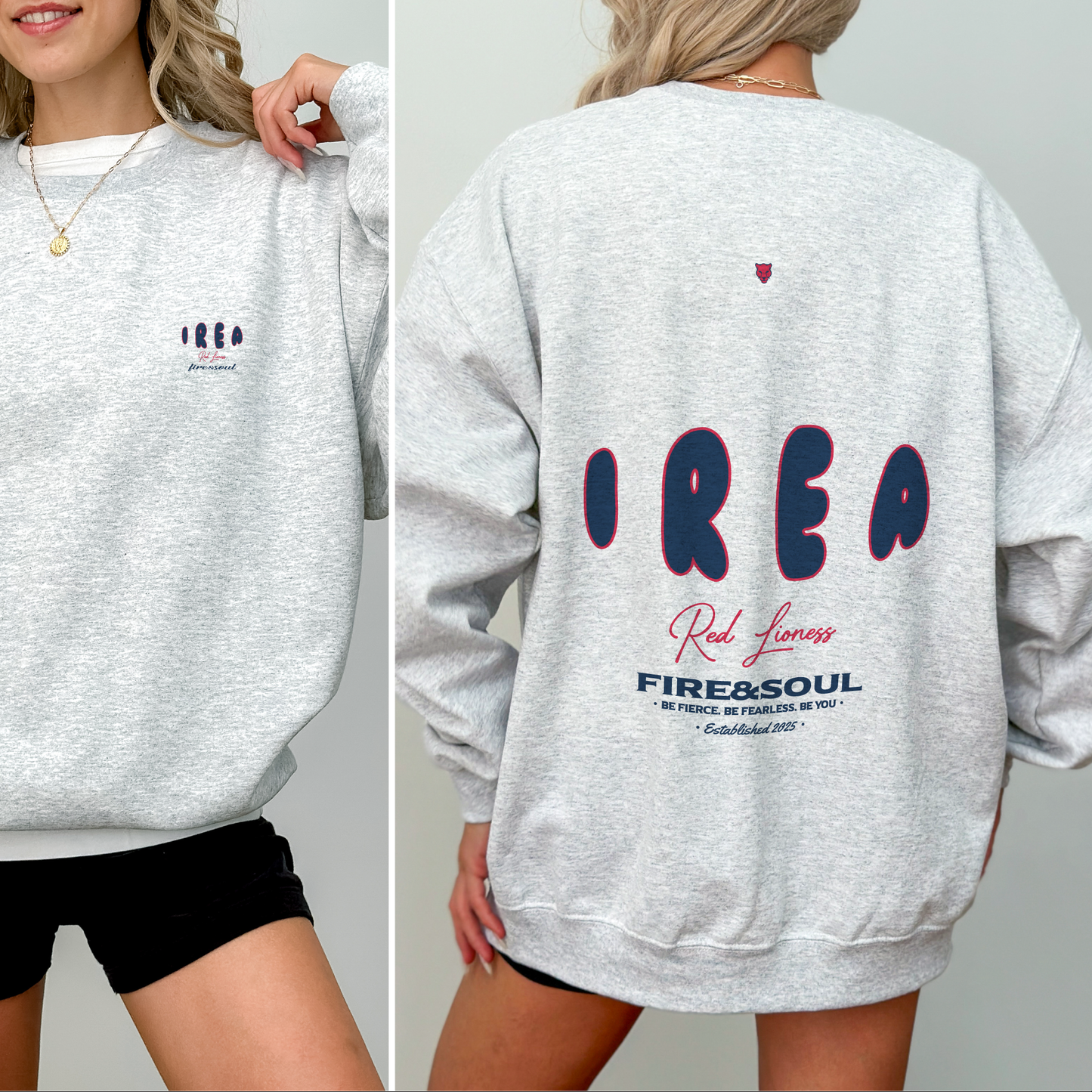 The Red Lioness Crewneck Sweatshirt