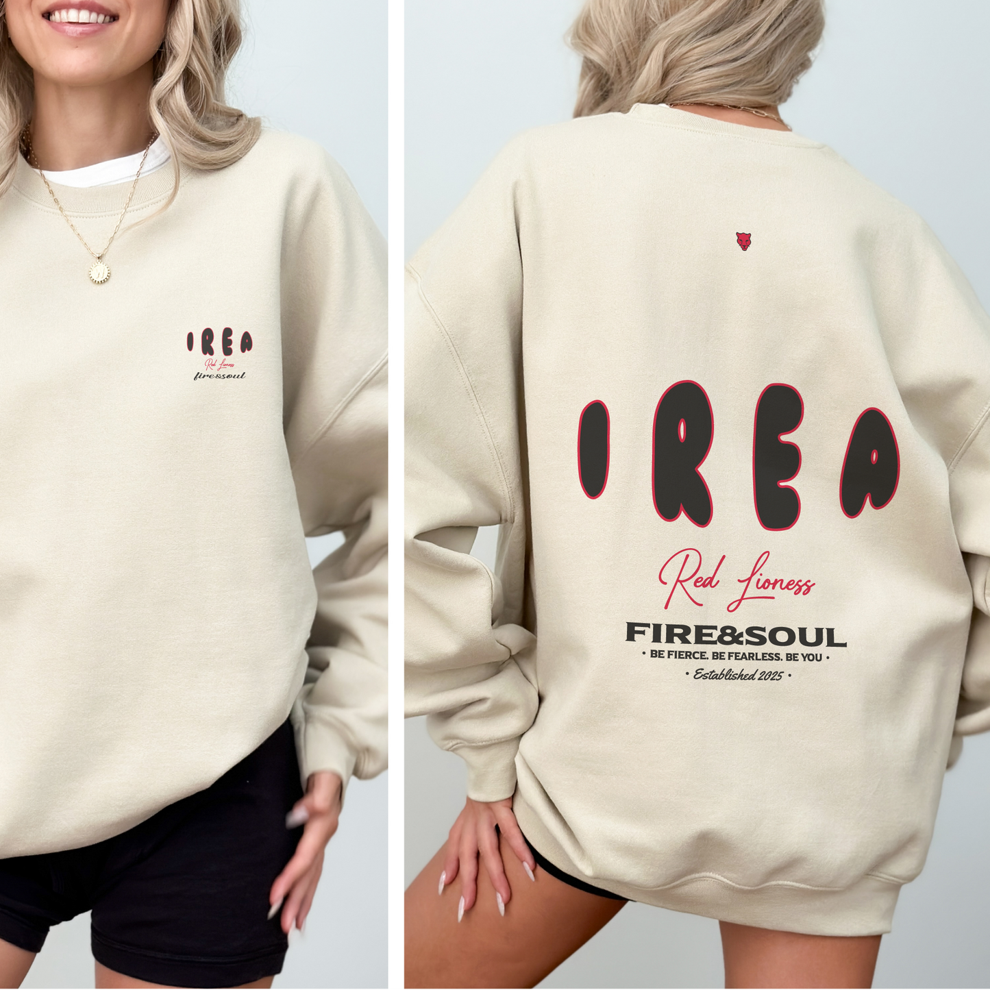 The Red Lioness Crewneck Sweatshirt