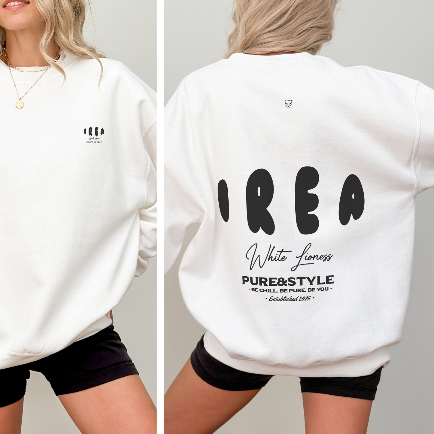 The White Lioness Crewneck Sweatshirt