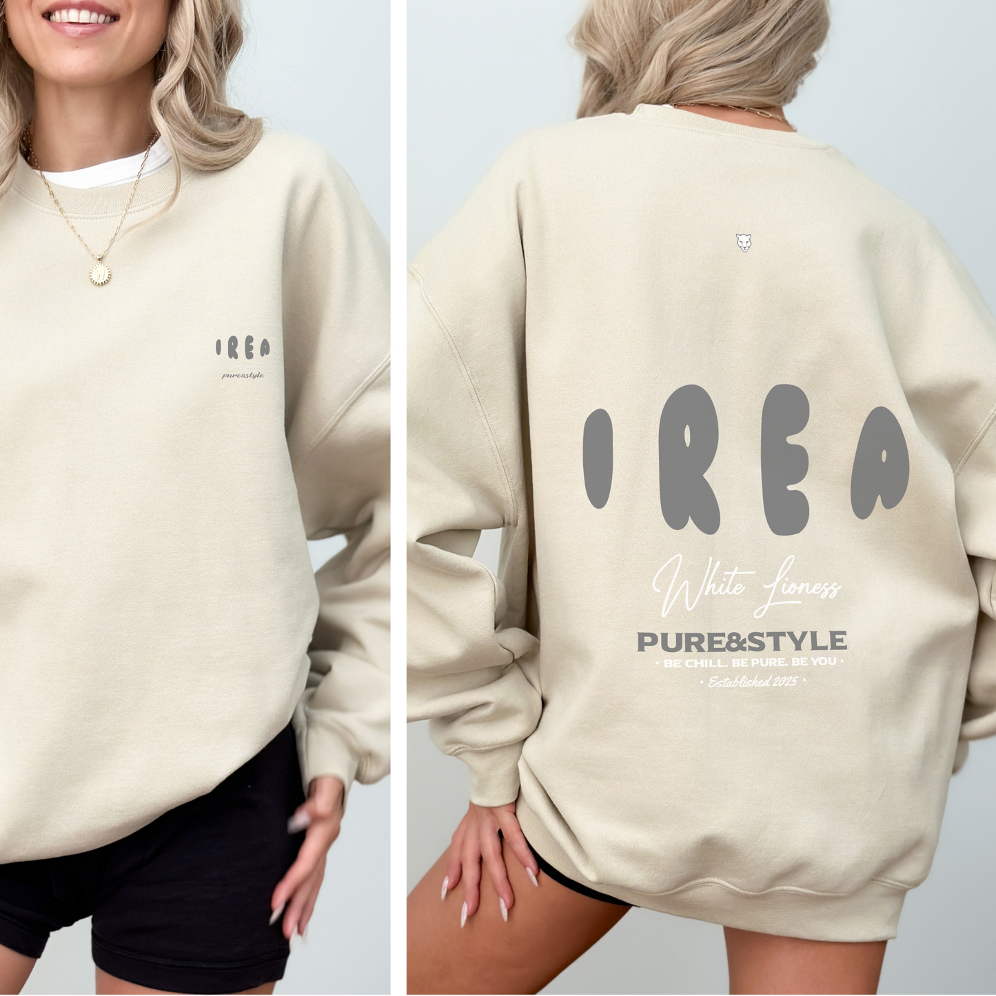 The White Lioness Crewneck Sweatshirt